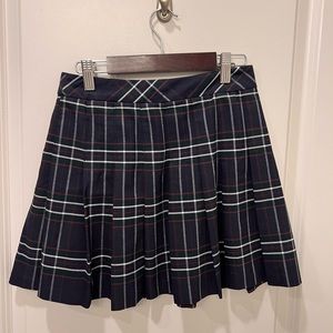 Aritzia Pleated plaid Miniskirt